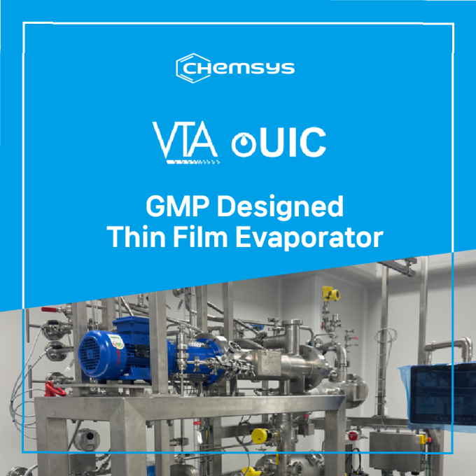 GMP Designed Thin Film Evaporator (with IQOQ validation)